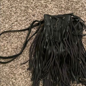 Tassel crossbody purse